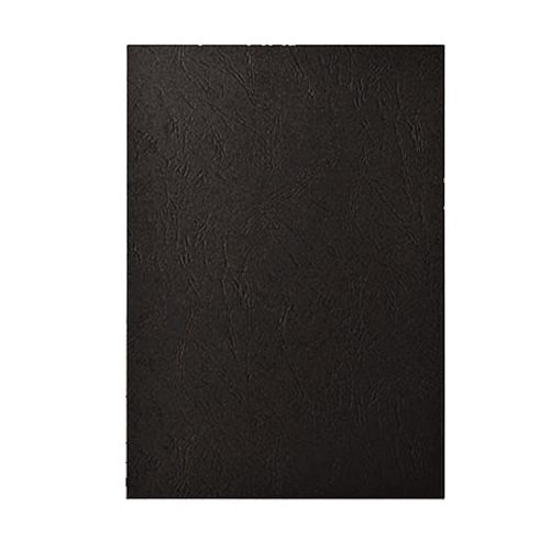 Подложки для переплета картонные ProfiOffice, А4, 270 гр, черные, с тиснением "кожа",100 шт. / Картонные подложки