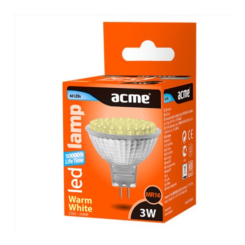 Лампа светодиодная ACME 60LED lamp LP 3 Вт, MR16 / Лампы светодиодные №2