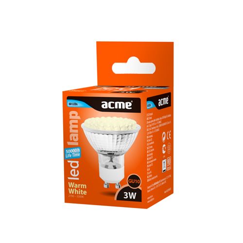 Лампа светодиодная ACME 60LED lamp LP 3 Вт, GU10 / Лампы светодиодные №2