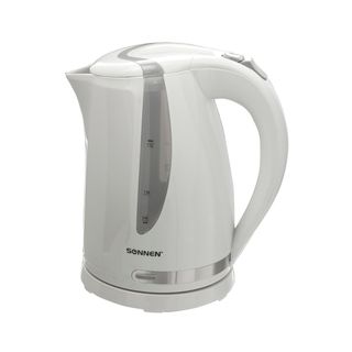 Электрический чайник Sonnen KT-1743, 1,7 л, пластик, белый / Чайники	