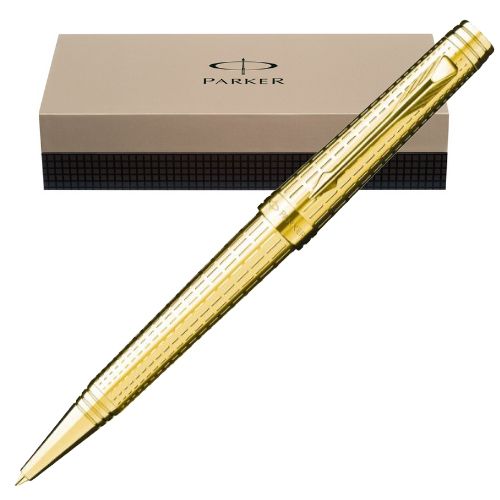 Ручка шариковая Parker "DeLuxe Graduated Chiselling GT", черная / Ручки премиум-класса oe.kz Ручка шариковая Parker "DeLuxe Graduated Chiselling GT", черная / Ручки премиум-класса