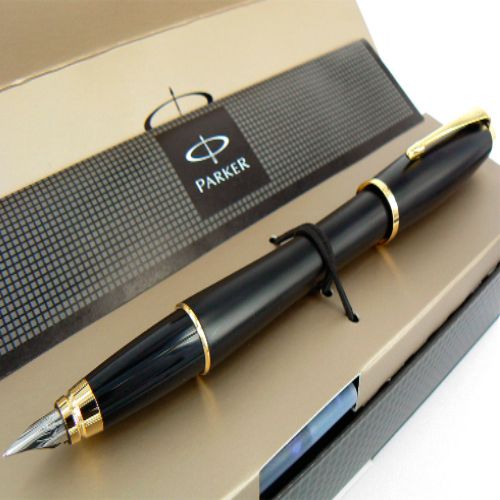 Ручка перьевая Parker "Urban F200 Muted Black CT", черная / Ручки премиум-класса №2 oe.kz Ручка перьевая Parker "Urban F200 Muted Black CT", черная / Ручки премиум-класса №2