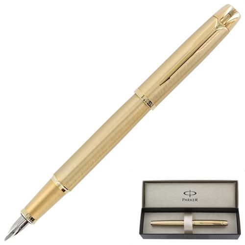 Ручка перьевая Parker "Brushed Metal GT", черная / Ручки премиум-класса