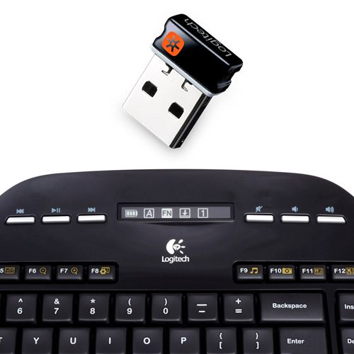 Клавиатура и мышь беспроводная Logitech МК710, USB, 6 дополнительных кнопок, черная / Комплекты клавиатура+мышь №3