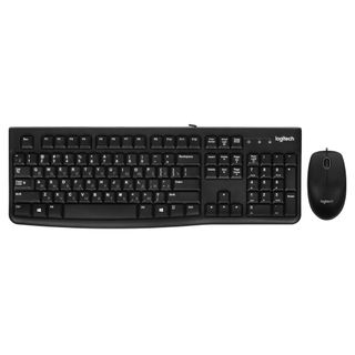 Проводной набор Logitech MK120, клавиатура и оптическая мышь, ENG, USB, черная / Комплекты клавиатура+мышь oe.kz Проводной набор Logitech MK120, клавиатура и оптическая мышь, ENG, USB, черная / Комплекты клавиатура+мышь