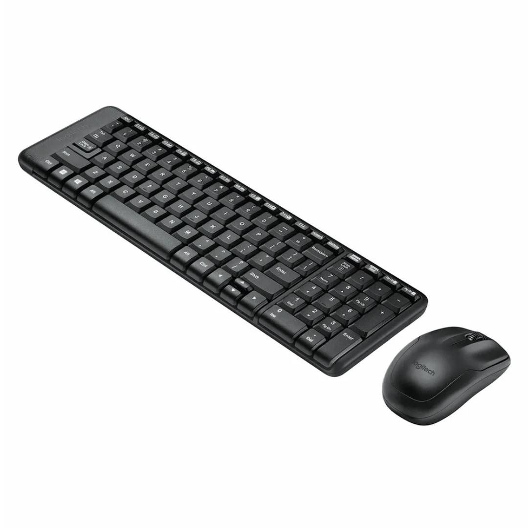 Беспроводной набор Logitech MK220, клавиатура и оптическая мышь, ENG, USB, черный / Комплекты клавиатура+мышь №2 oe.kz Беспроводной набор Logitech MK220, клавиатура и оптическая мышь, ENG, USB, черный / Комплекты клавиатура+мышь №2