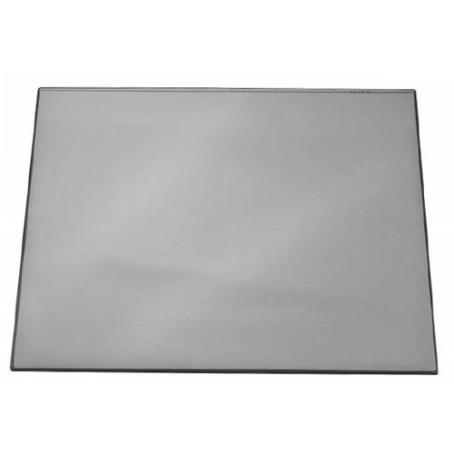 Настольное покрытие Durable, 65*52 см, прямоугольное, прозрачный верхний слой, серое