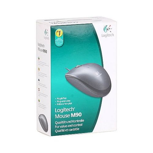 Мышь проводная оптическая Logitech M90, USB, 3 кнопки, 1000 dpi, серая / Мыши проводные №2 oe.kz Мышь проводная оптическая Logitech M90, USB, 3 кнопки, 1000 dpi, серая / Мыши проводные №2