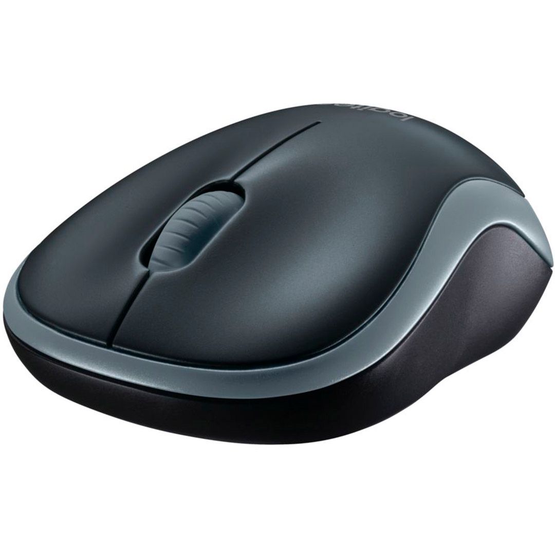 Мышь беспроводная Logitech M185, USB, 3 кнопки, 1000 dpi, черно-серая / Мыши беспроводные №3