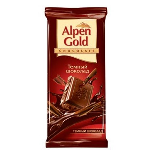 Шоколад Alpen Gold "Темный шоколад", 90 гр