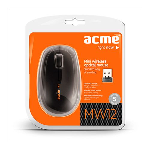 Мышь беспроводная Acme Mini MW12, USB, 3 кнопки, 1000 dpi, черная / Мыши проводные №2 oe.kz Мышь беспроводная Acme Mini MW12, USB, 3 кнопки, 1000 dpi, черная / Мыши проводные №2