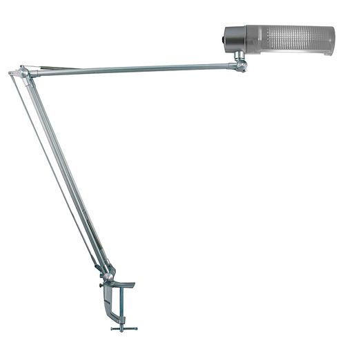 Светильник настольный Старт CT20C на струбцине, серебристый / Светильники настольные