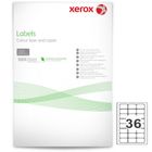 Этикетка самоклеящаяся Xerox Labels, A4, размер 70*24 мм, 36 этикеток, матовая, 100 листов