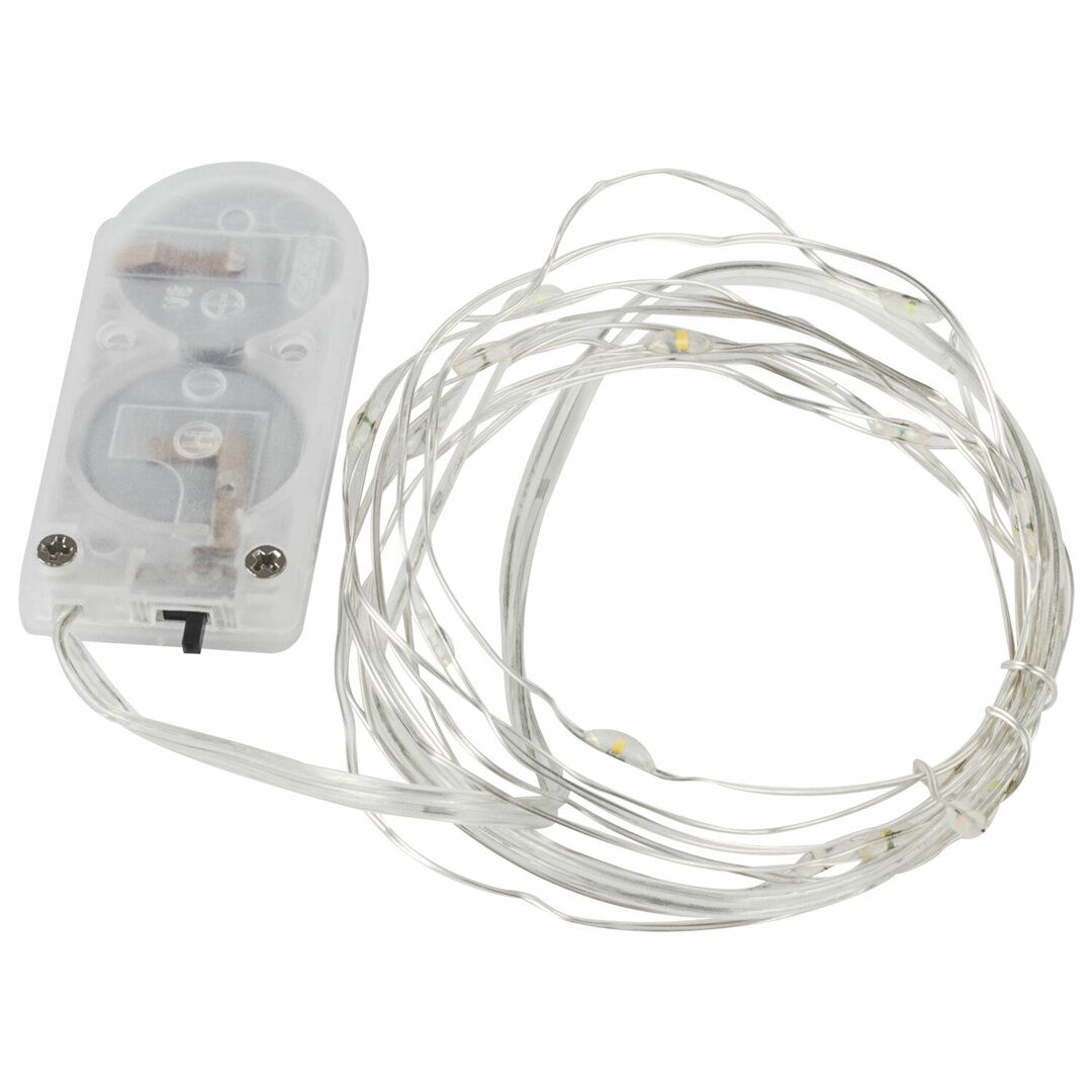 Жарықдиодты гирлянда Золотая сказка "Шық", жалпы ұзындығы 2 м, 20 диод, суық ақ жарық / Электрлік гирляндалар №3 oe.kz Жарықдиодты гирлянда Золотая сказка "Шық", жалпы ұзындығы 2 м, 20 диод, суық ақ жарық / Электрлік гирляндалар №3