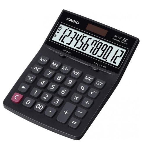 Калькулятор CASIO DZ-12S-S-EH настольный, 12 разрядный. Размеры 126*175*35 мм / Калькуляторы настольные