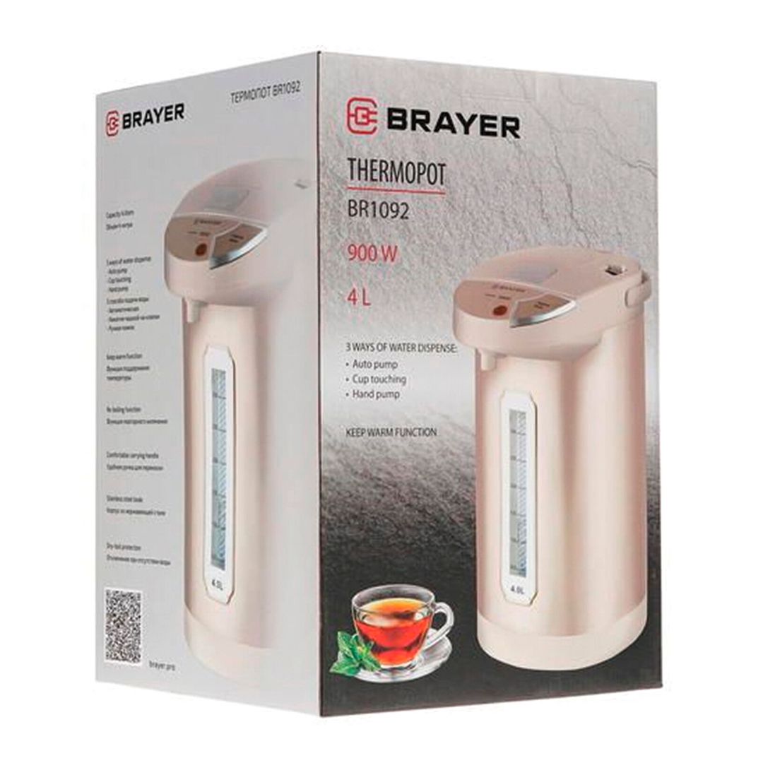 Термопот Brayer BR1092, пластик, 4 литра, 3 режима, 900 Вт / Термопоты	 №6