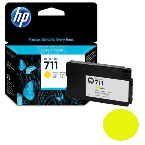 Картридж оригинальный HP CZ132A №711 для DesignJet T120/T520, желтый / null №2