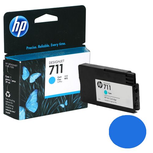 Картридж оригинальный HP CZ130A №711 для DesignJet T120/T520, голубой / null №2