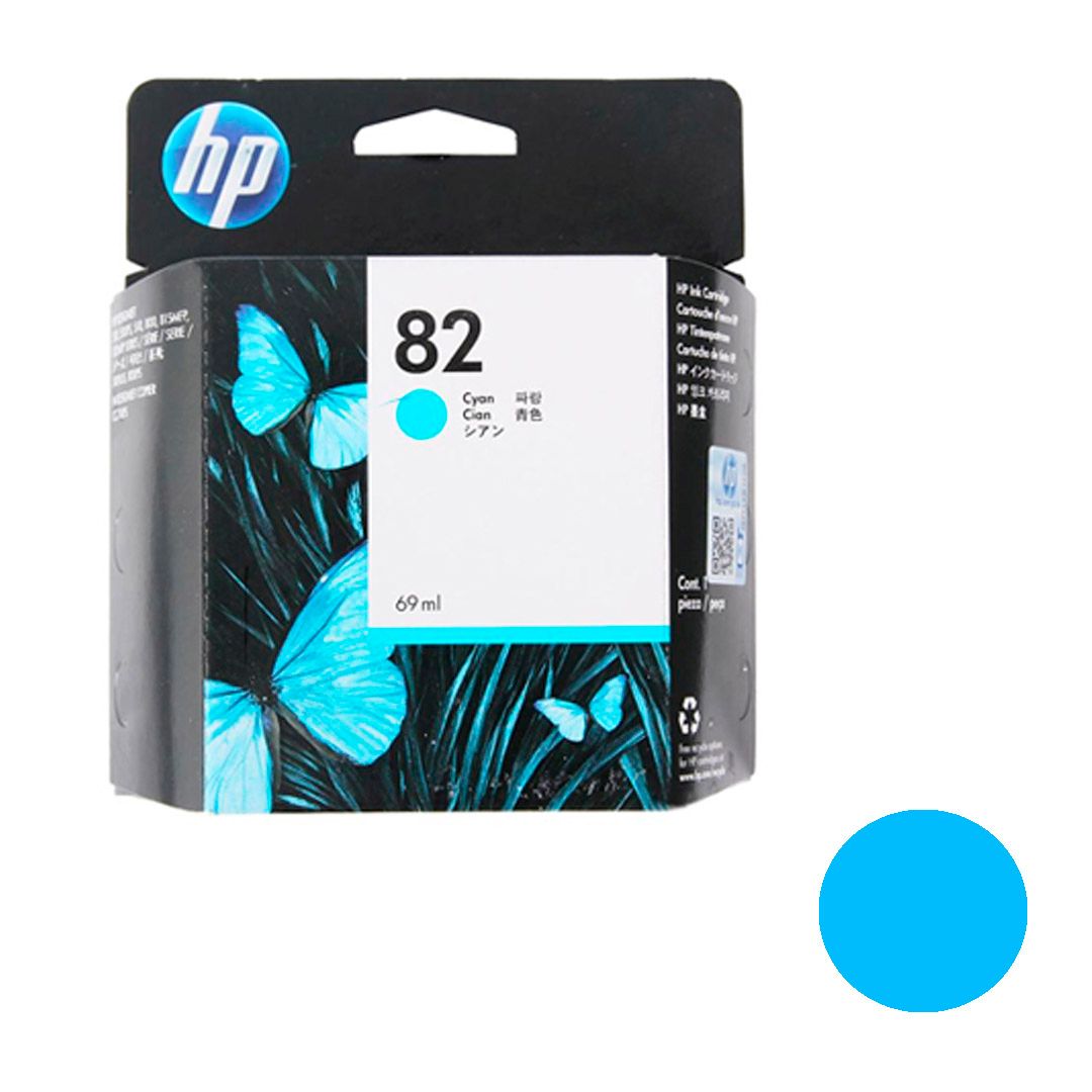 HP C4911A №82 түпнұсқалық картриджі HP DesignJet 500/500ps/800/800ps үшін, көгілдір / null
