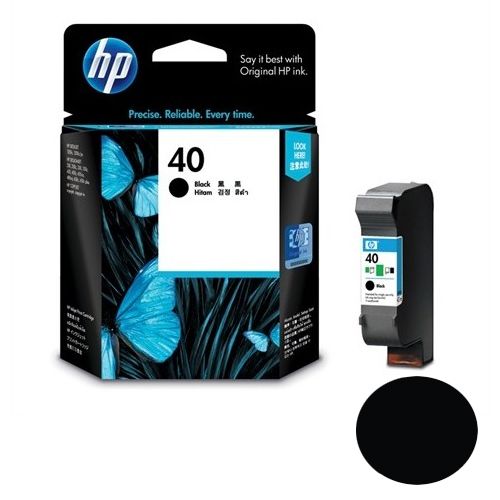 Картридж оригинальный HP 51640AE, №40 для DesignJet 430C/450C/750C, черный / null