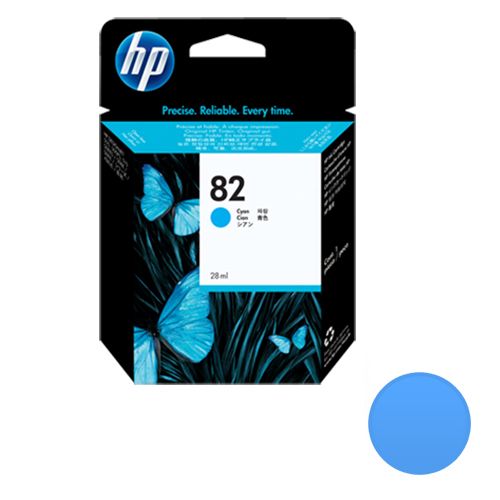 Картридж оригинальный HP CH566A № 82 для Designjet 500/510/800/820/815, голубой / null