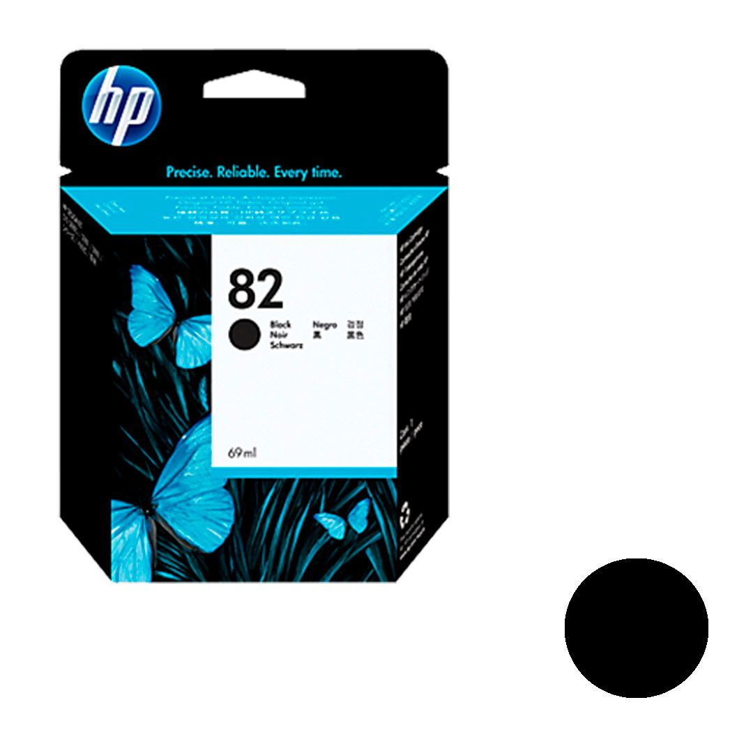 HP CH565A № 82 түпнұсқалық картриджі Designjet 111/500 үшін, қара / null