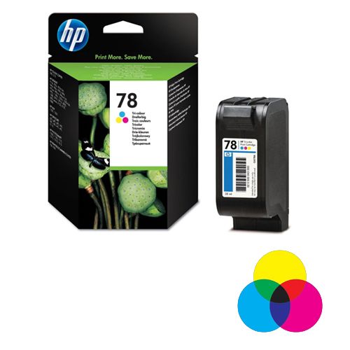 Картридж оригинальный HP C6578A, №78 для DeskJet 920/940/1220c/3820/PSC 750/950, цветной / null