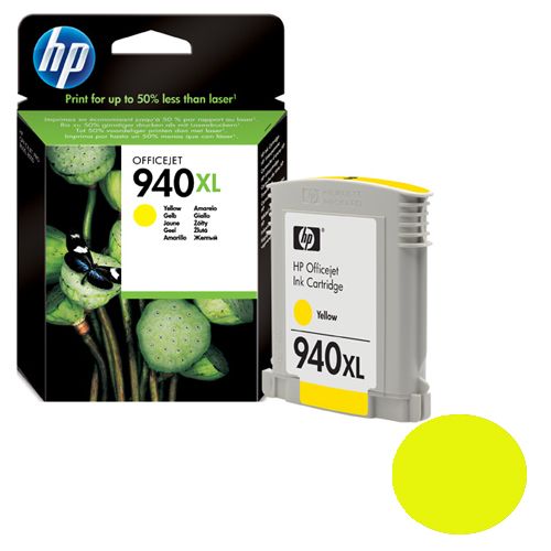 Картридж оригинальный HP C4909AE 940XL для OfficeJet, желтый / null