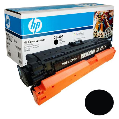 Картридж оригинальный HP CE740A для Color LJ CP5225, черный / null