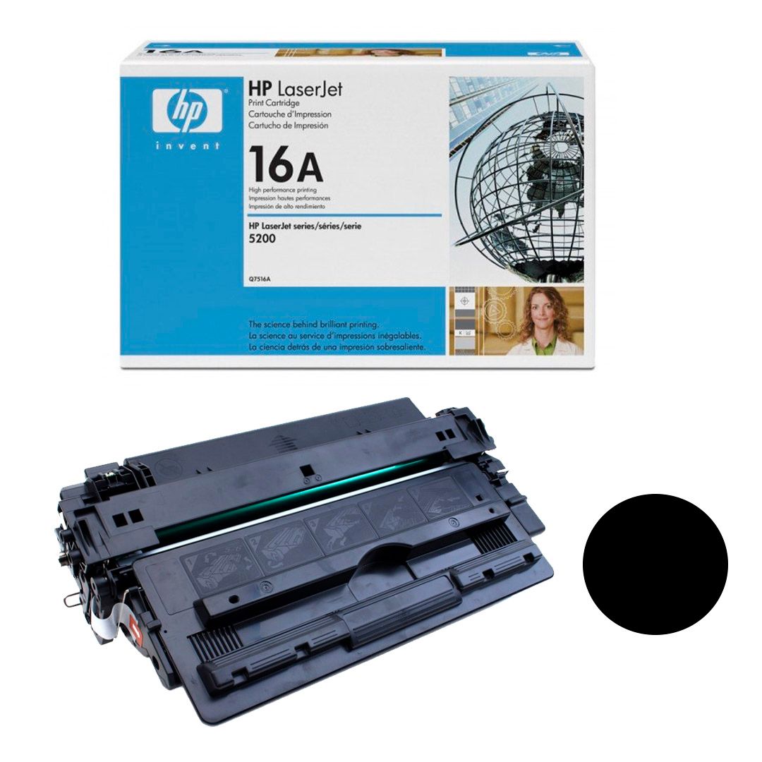Картридж оригинальный HP Q7516A для LJ 5200, черный / Картриджи черные oe.kz Картридж оригинальный HP Q7516A для LJ 5200, черный / Картриджи черные