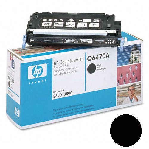 Картридж оригинальный HP Q6470A для Color LJ 3600, черный / null