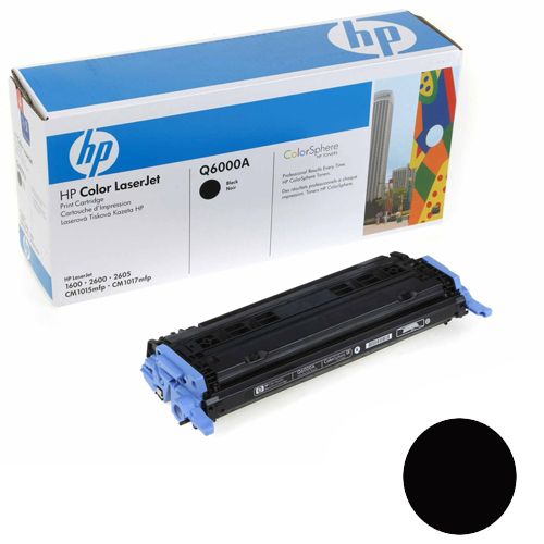 Картридж оригинальный HP Q6000A для Color LJ 1600/2600, черный / Картриджи  черные