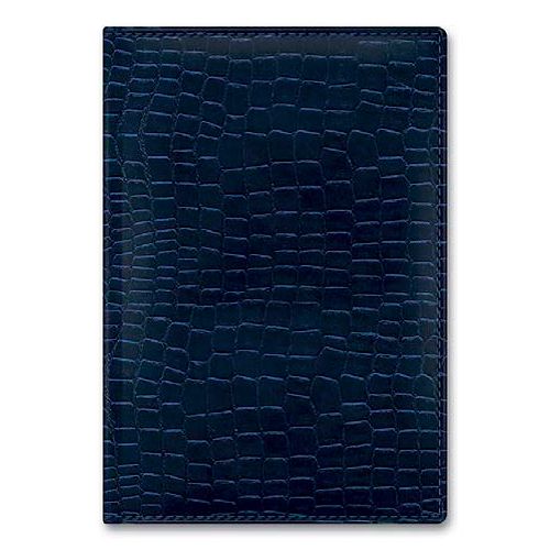 Ежедневник недатированный Berlingo Dedalo Croco, 2015-2017 г, А5, 176 л, кожзам, в линейку, синий / Ежедневники недатированные