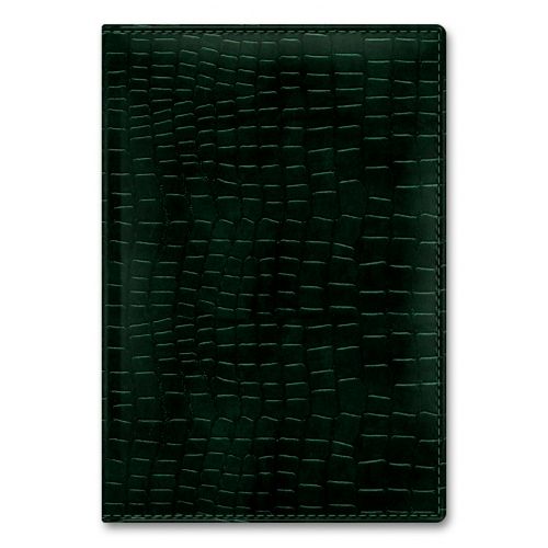 Ежедневник недатированный Berlingo Dedalo Croco, 2015-2017 г, А5, 176 л, кожзам, в линейку, зеленый / Ежедневники недатированные