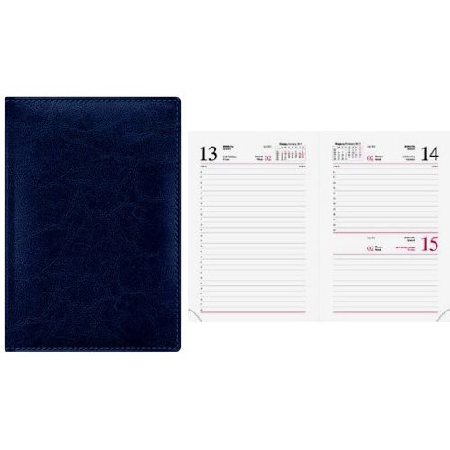 Ежедневник датир. Berlingo "Classic Sarif", 2015 г, (каз, рус,англ),  А5 формат, 176 л, синий / Ежедневники датированные