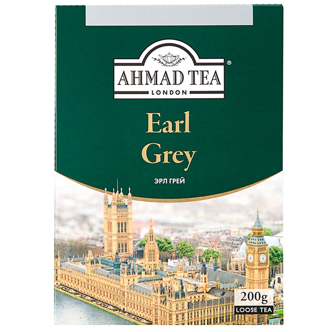 Чай Ahmad "Earl Grey", черный с бергамотом, 200 гр, листовой / Чай листовой