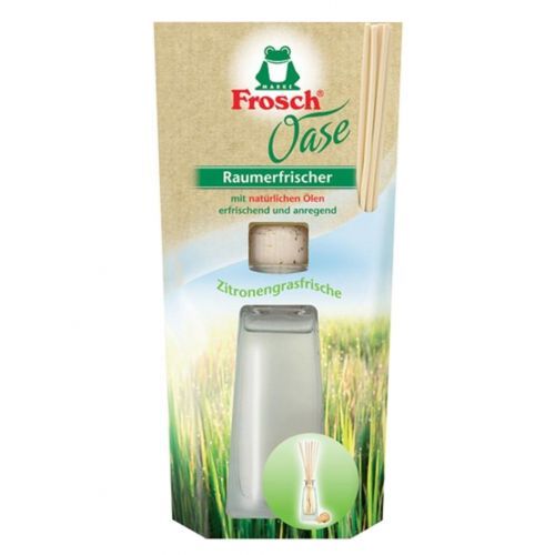 Освежитель воздуха Frosch "Лимонная трава", 90 мл / Освежители воздуха