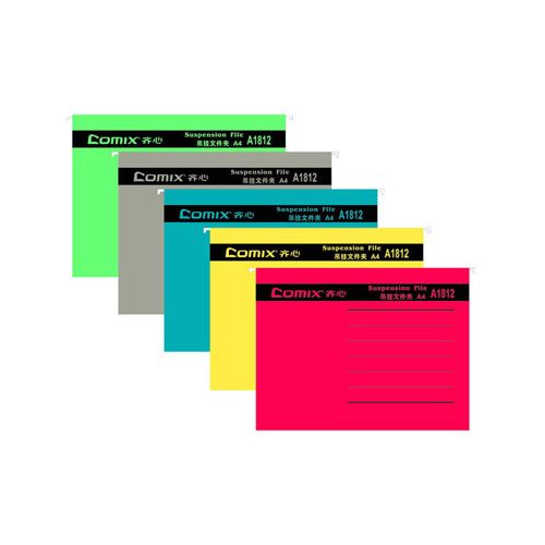 Папка подвесная Comix, A4 формат, серая, без указателя / Папки подвесные №2