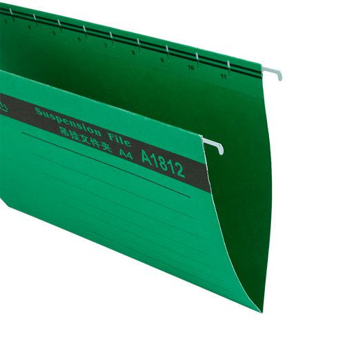 Папка подвесная Comix, A4 формат, серая, без указателя / Папки подвесные №3