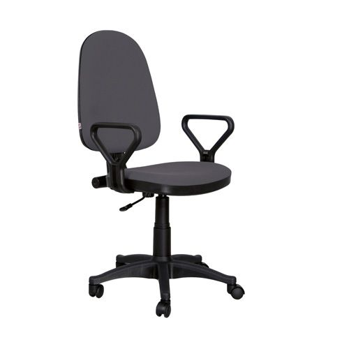 Кресло для персонала PRESTIGE GTP C-38 NEW, ткань, серое / Стулья