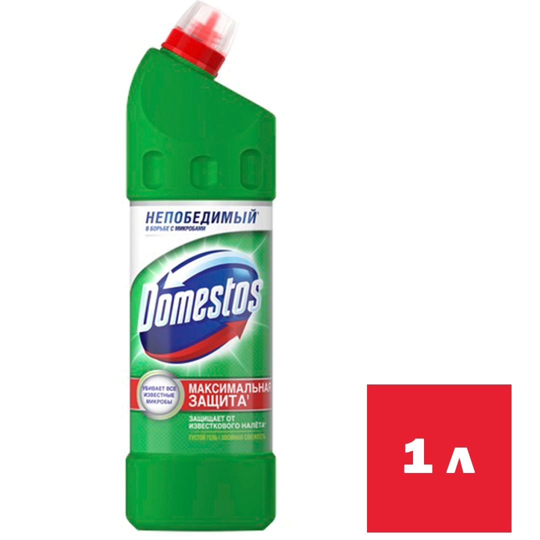 Средство для чистки сантехники Domestos "Хвойная свежесть", 1000 мл