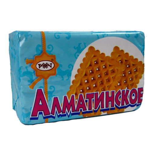 Печенье Рахат "Алматинское", сахарное, 220 гр / Печенье, вафли, крекеры №2