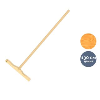 Швабра деревянная, рукоятка - 1300 мм / Швабры и комплекты