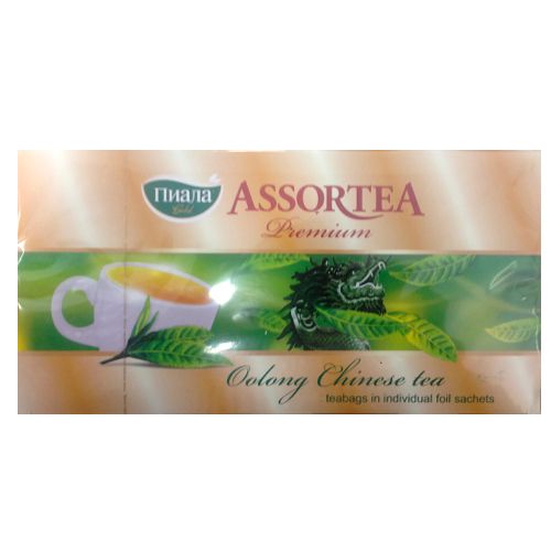 Чай Пиала "Oolong Chinese tea", зеленый, 25 пакетиков / Чай пакетированный