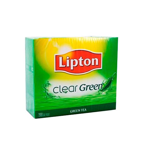 Чай Lipton Green Tea, зеленый, 100 пакетиков / Чай пакетированный
