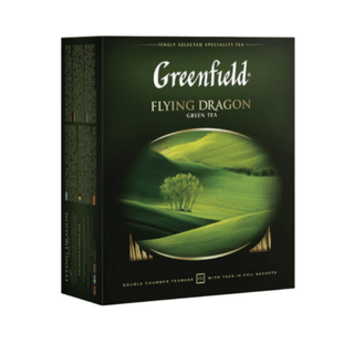 Чай Greenfield Flying Dragon, зеленый, 100 пакетиков / Чай пакетированный oe.kz Чай Greenfield Flying Dragon, зеленый, 100 пакетиков / Чай пакетированный