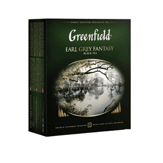 Чай Greenfield Earl Grey Fantasy, черный с бергамотом, 100 пакетиков / Чай пакетированный oe.kz Чай Greenfield Earl Grey Fantasy, черный с бергамотом, 100 пакетиков / Чай пакетированный