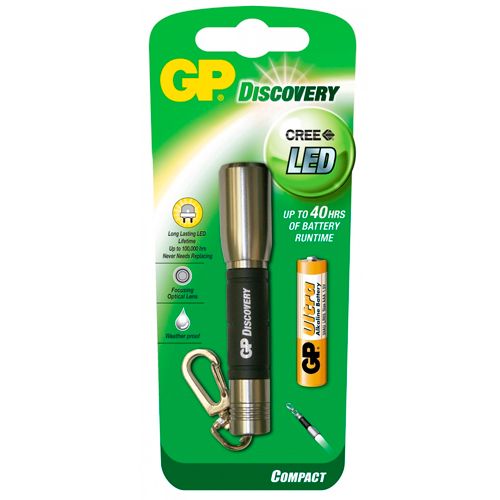 Фонарь светодиодный GP Discovery Home Range LED LCE 202, тип эленментов питания 1xААА / Қол шамдары