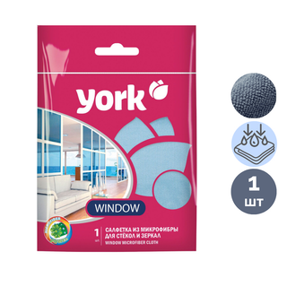 Салфетка универсальная из микрофибры York, размер 30*30 см / Салфетки хозяйственные oe.kz Салфетка универсальная из микрофибры York, размер 30*30 см / Салфетки хозяйственные