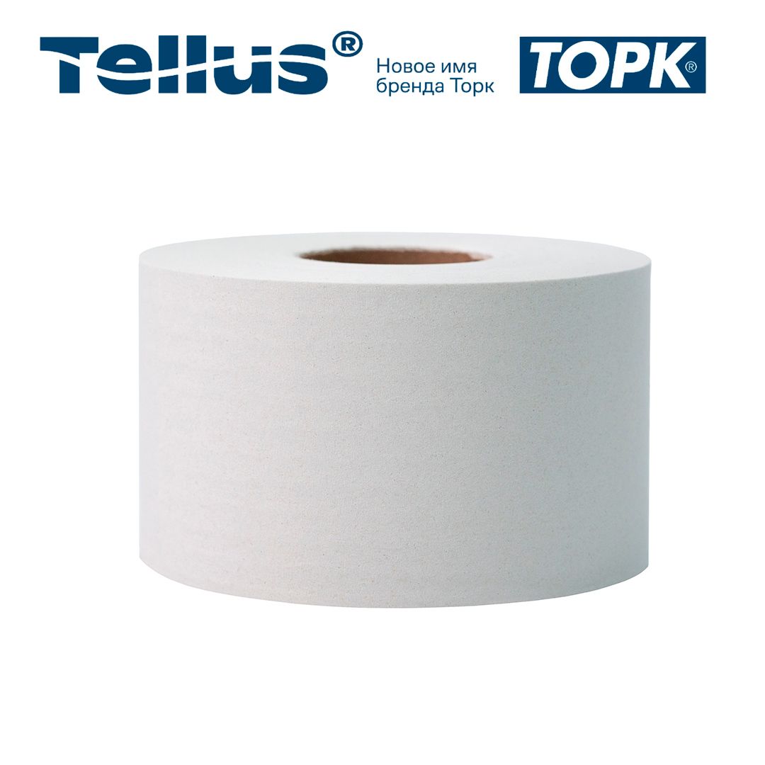 Туалетная бумага рулонная Tork "Universal", 200 метров, 1-слойная, белая / Бумага туалетная профессиональная